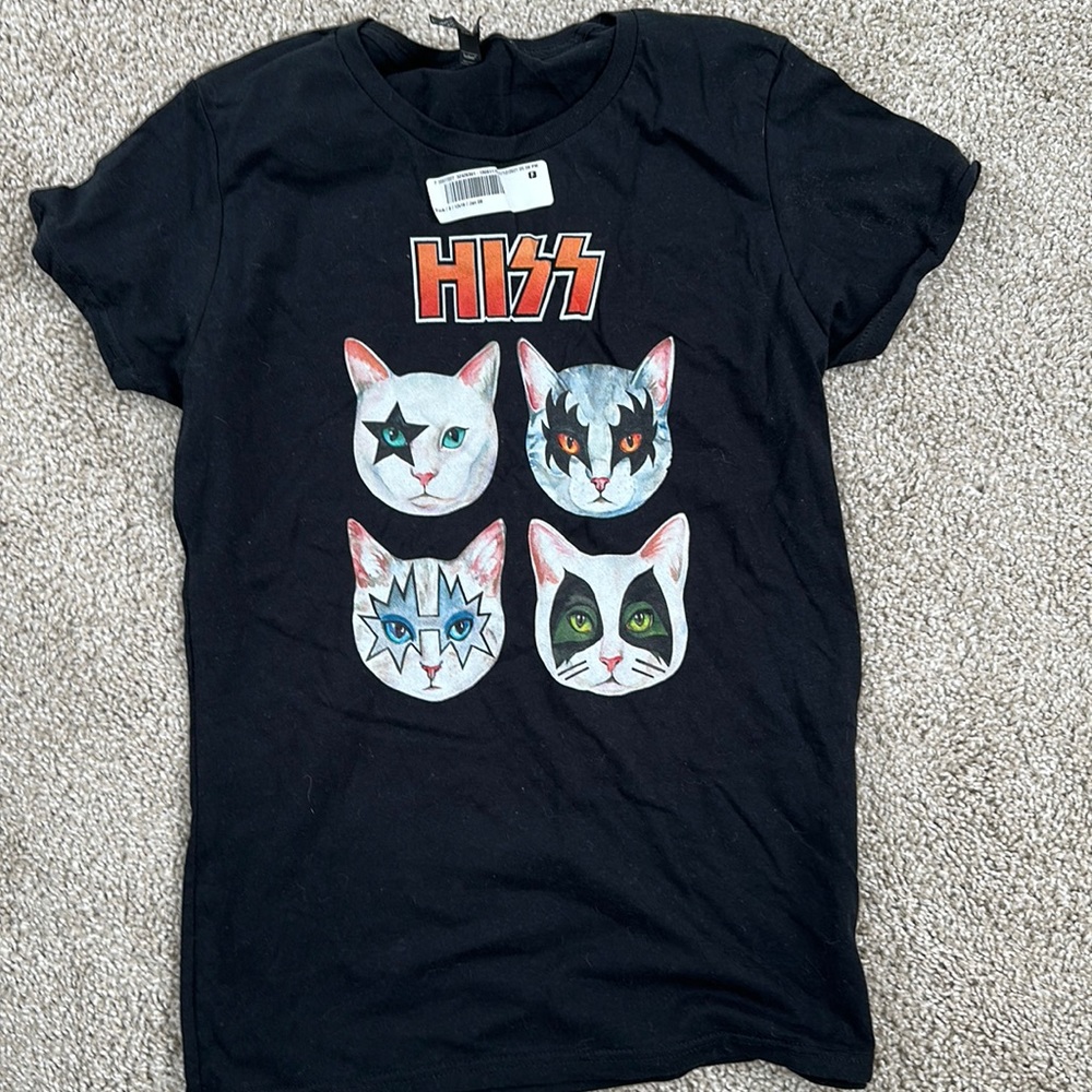 "Cat" Tee Shirt "HISS"